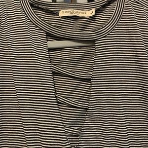 V-Neck low cut ladder design!